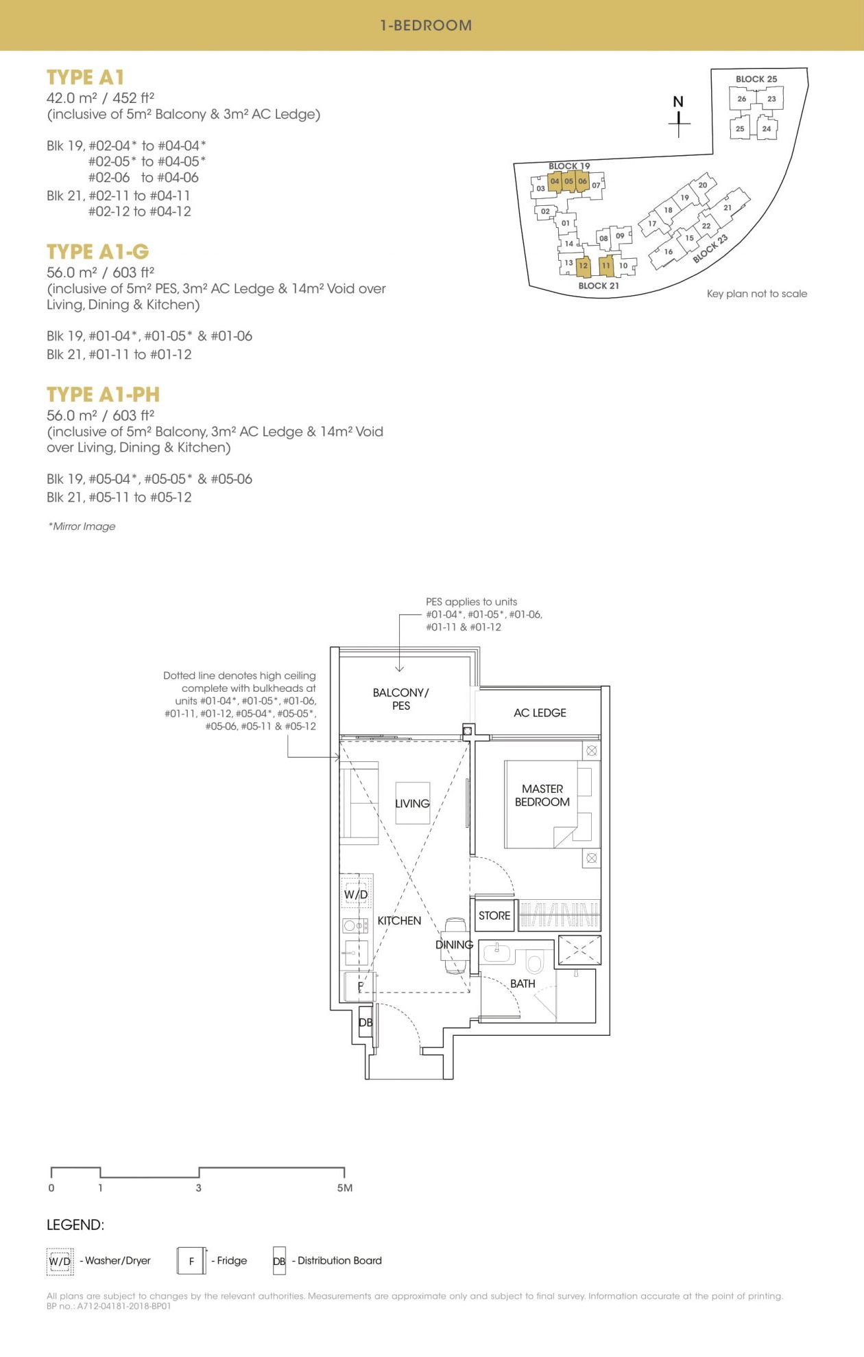 The Antares one-bedroom floor plan
