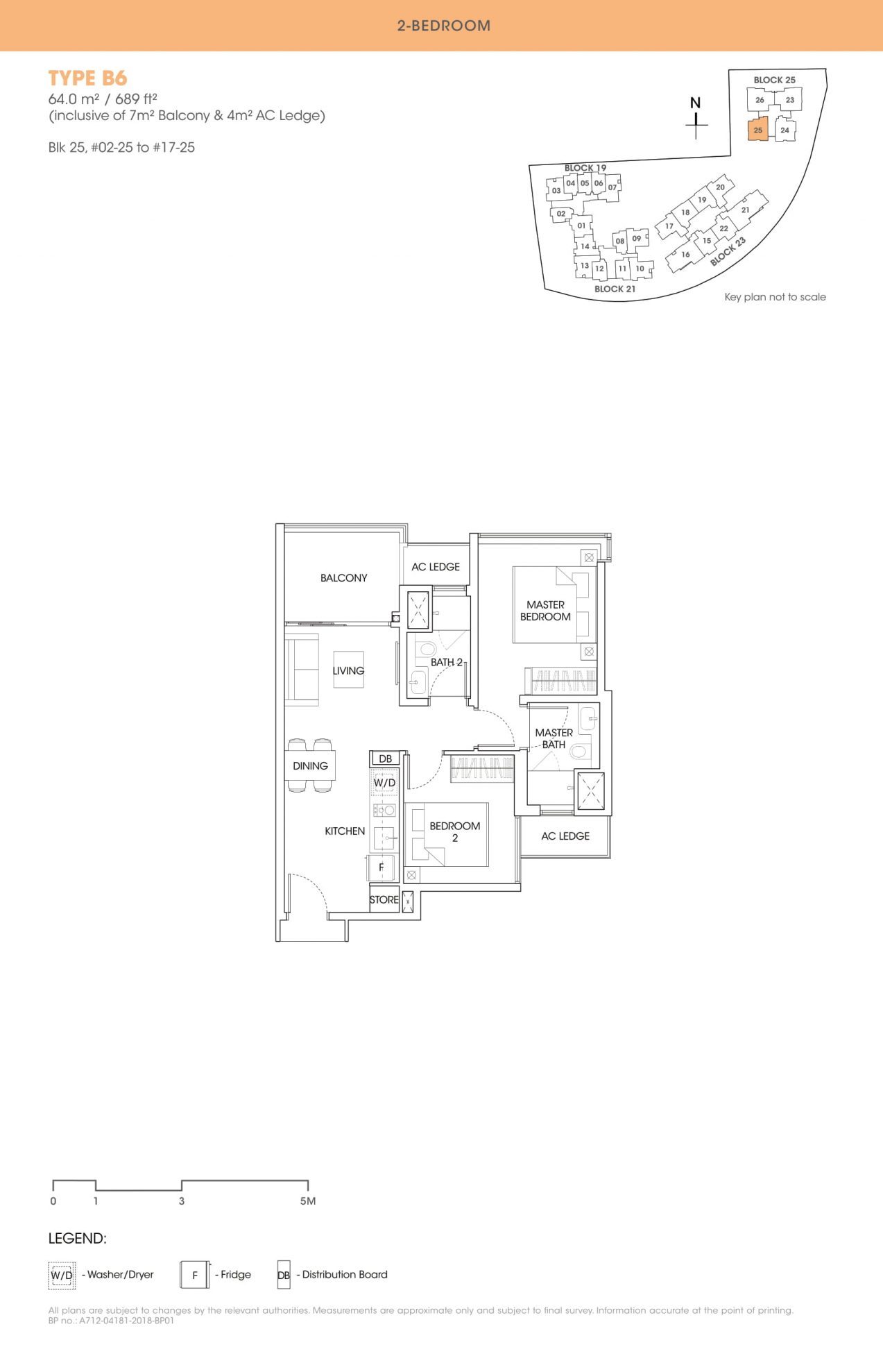The Antares two-bedroom floor plan