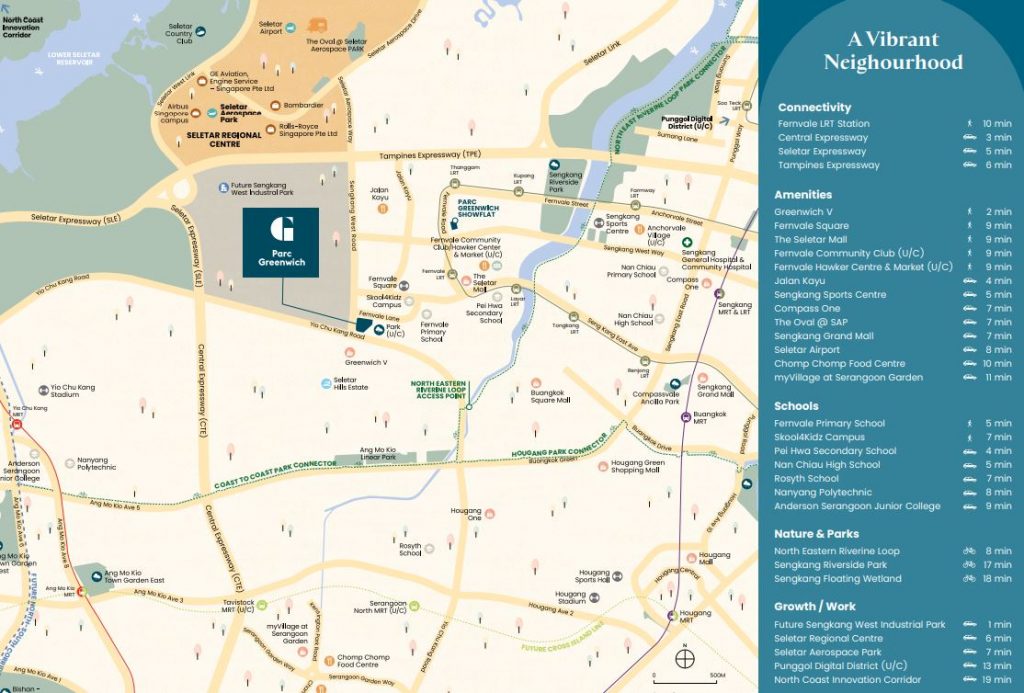 Parc Greenwich location map
